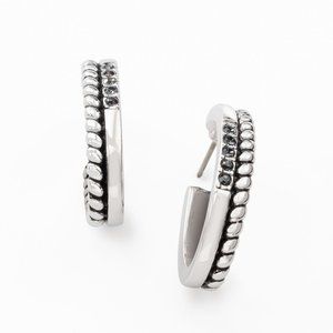 Oval Beaded Earrings